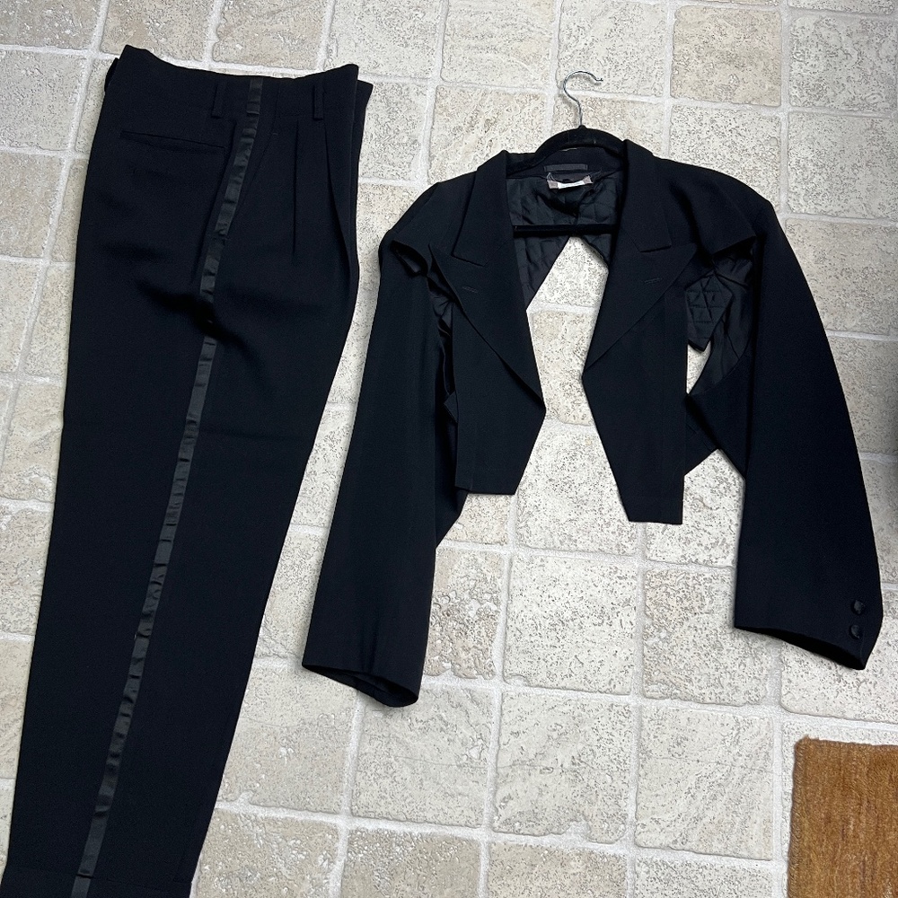 Deconstructed tuxedo by Comme Des Garçons
